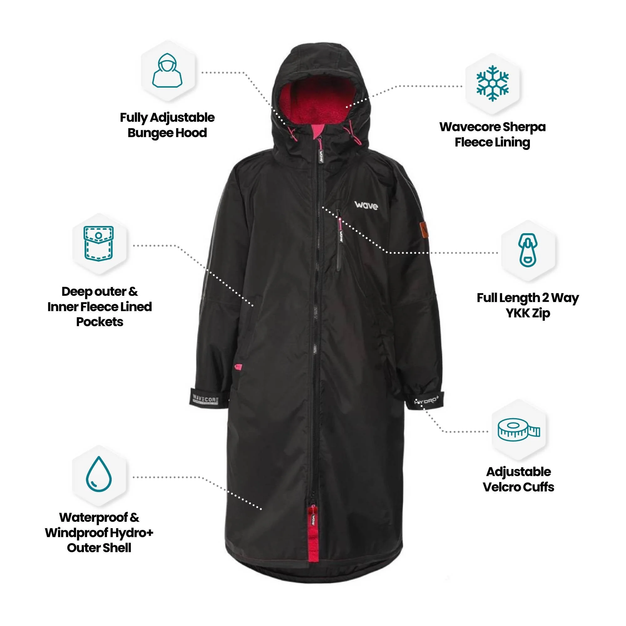 Fleece-Lined Changing Robe | Unisex - Image 10
