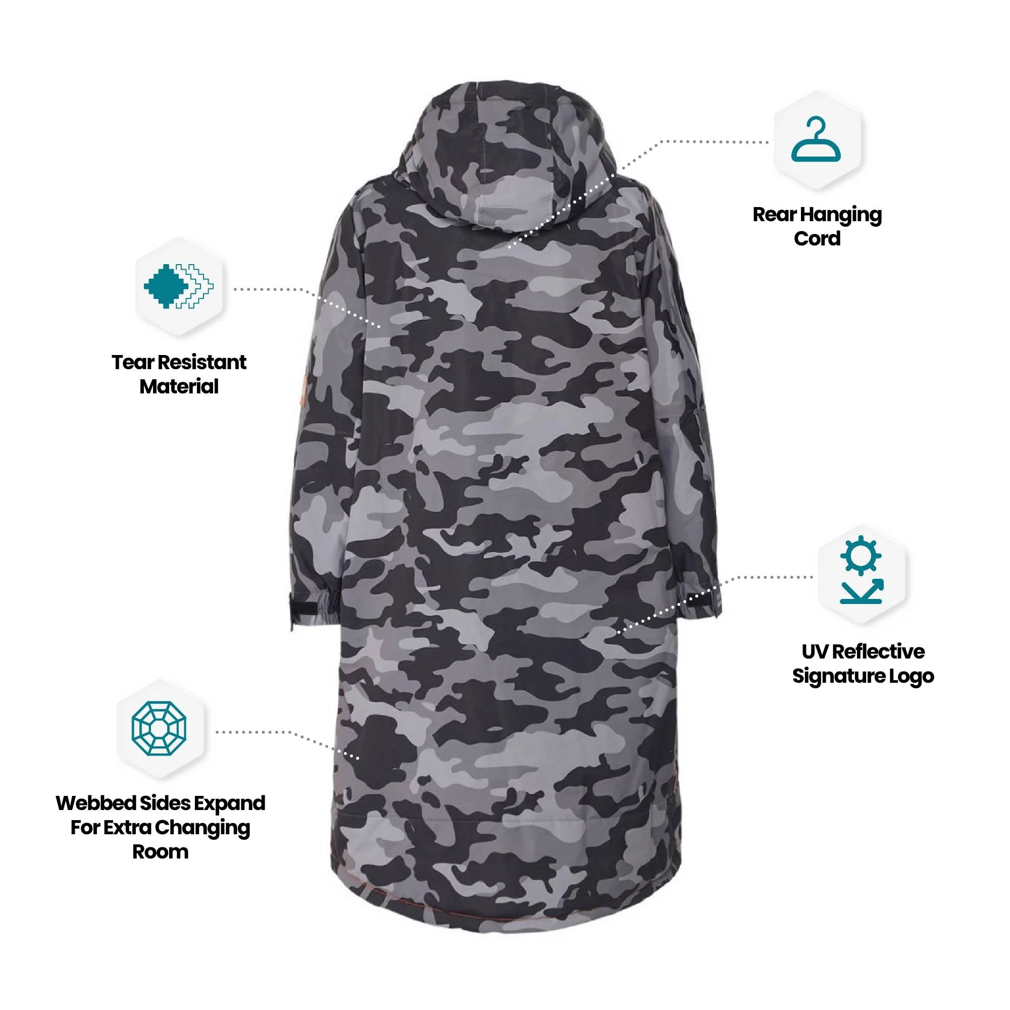 Fleece-Lined Changing Robe | Unisex - Image 18