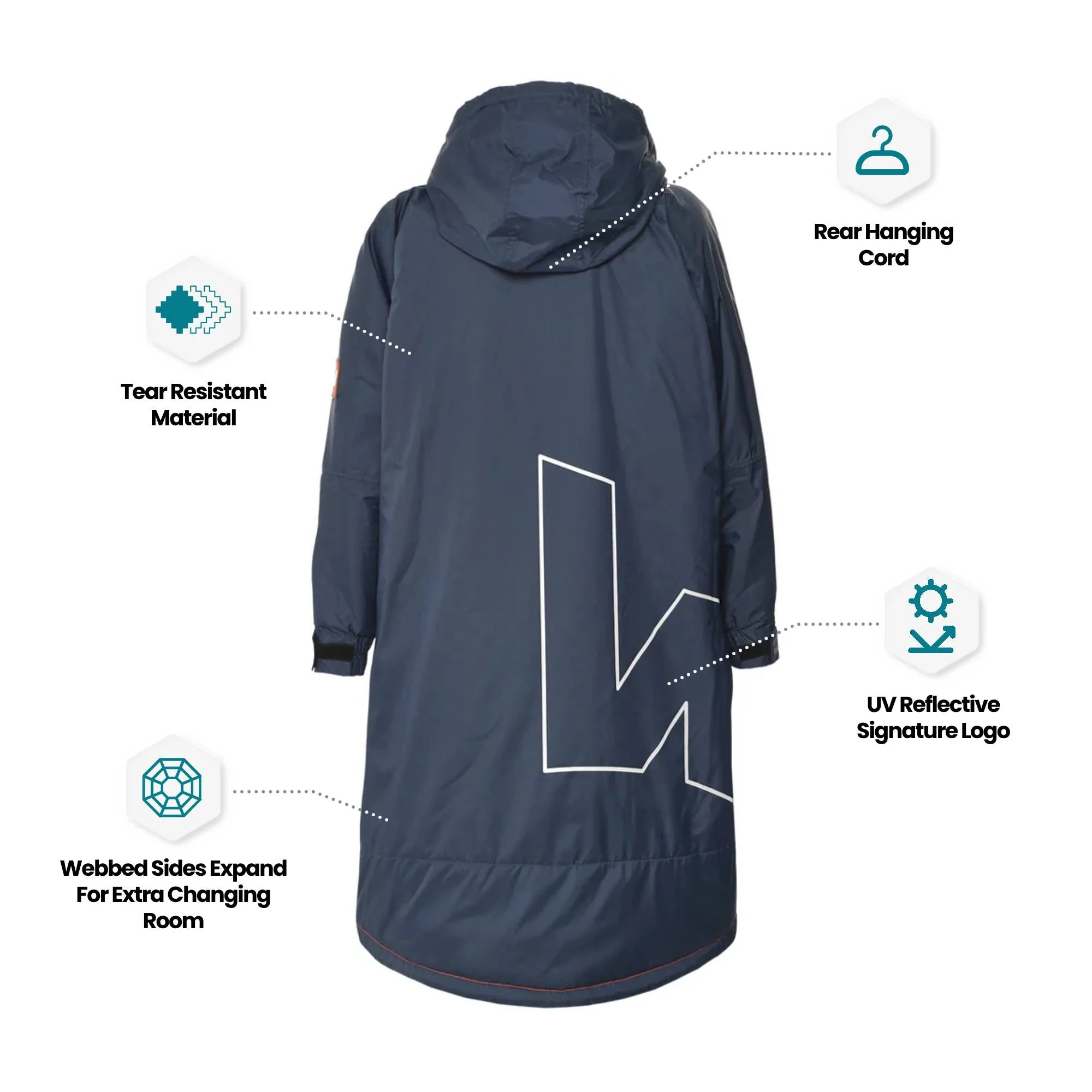 Fleece-Lined Changing Robe | Unisex - Image 25
