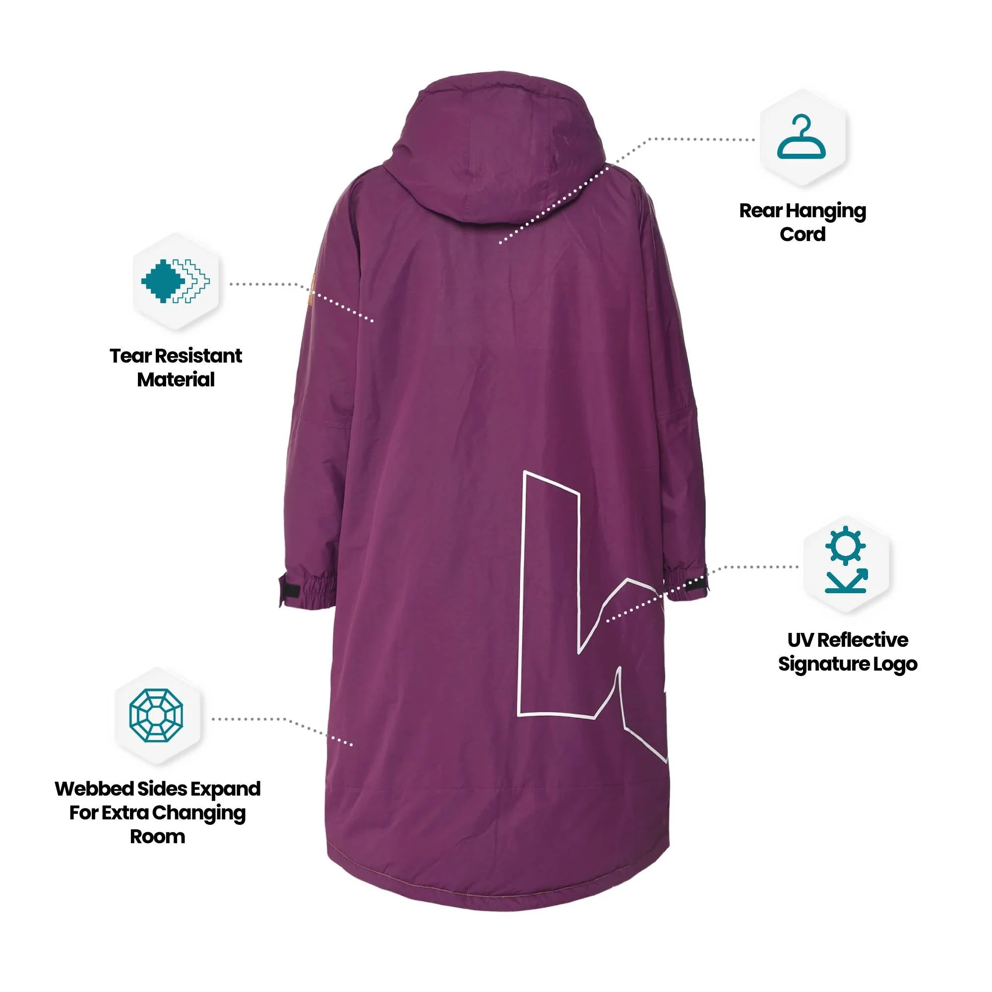 Fleece-Lined Changing Robe | Unisex - Image 32