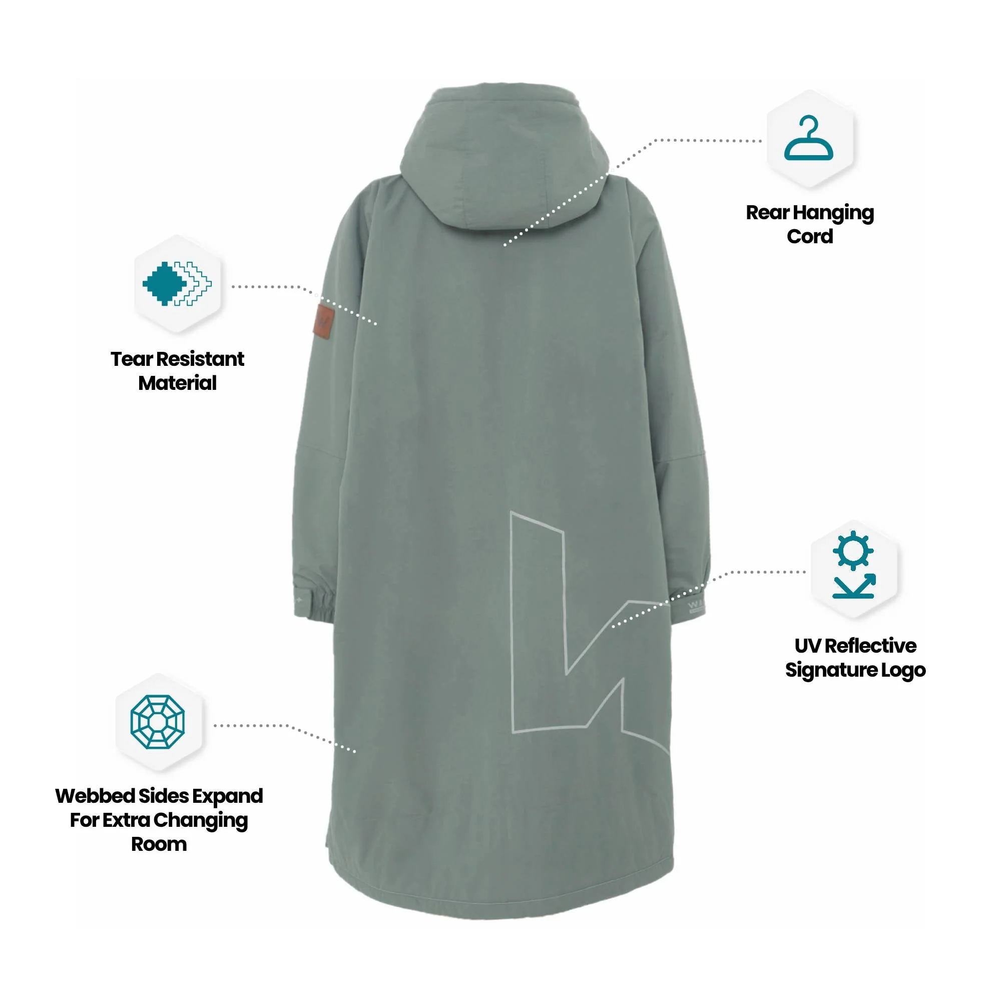 Fleece-Lined Changing Robe | Unisex - Image 39