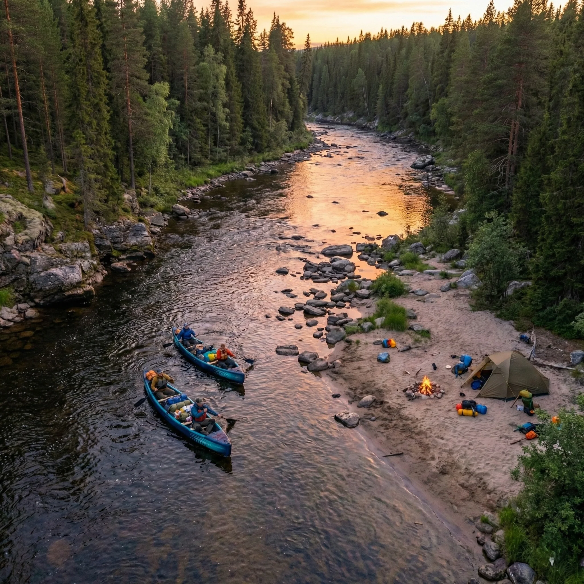 Venturer Inflatable Canoe | 2-3 Person - Image 4