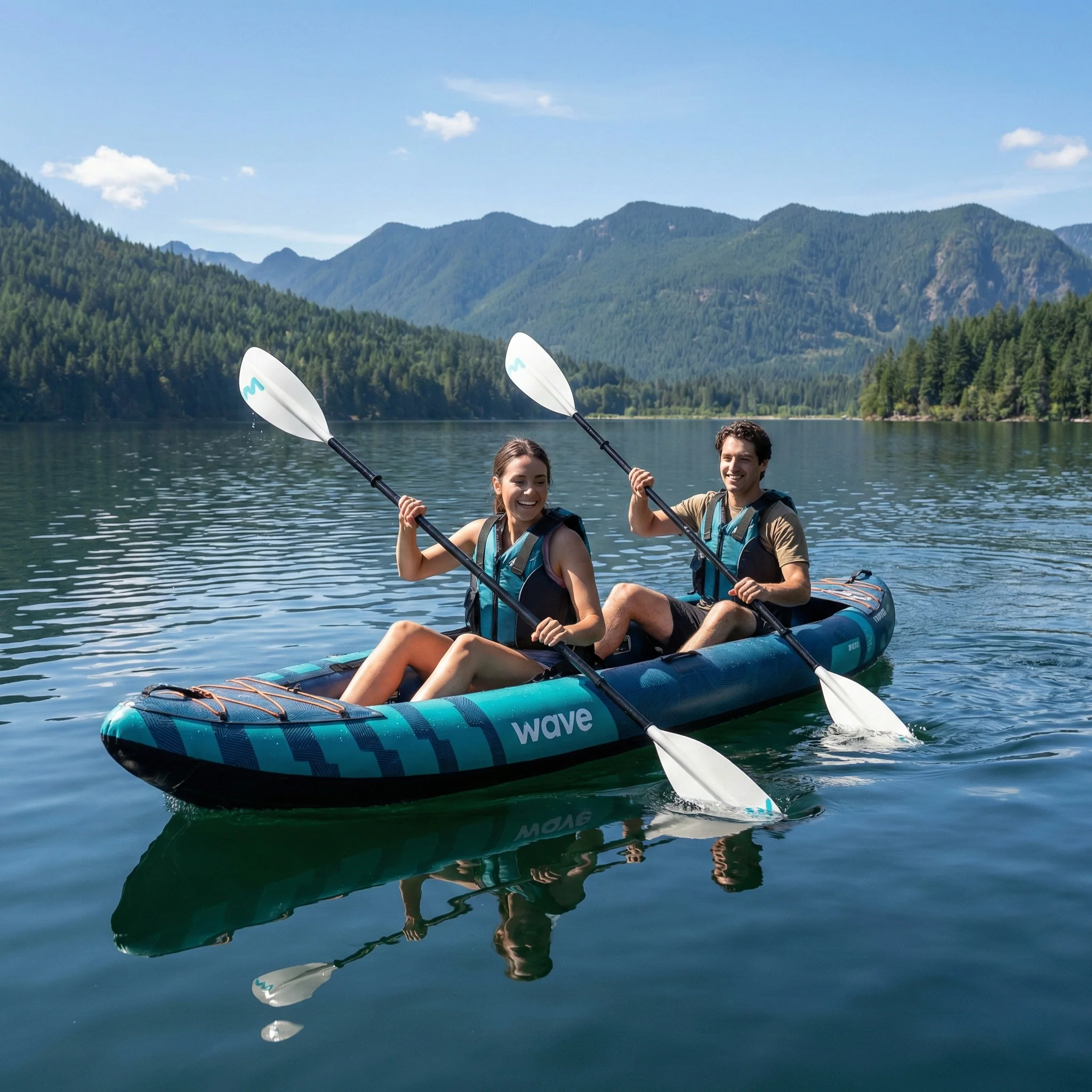 Voyager | Inflatable Kayak | Oxford Cloth | 1-2 Seater - Image 3