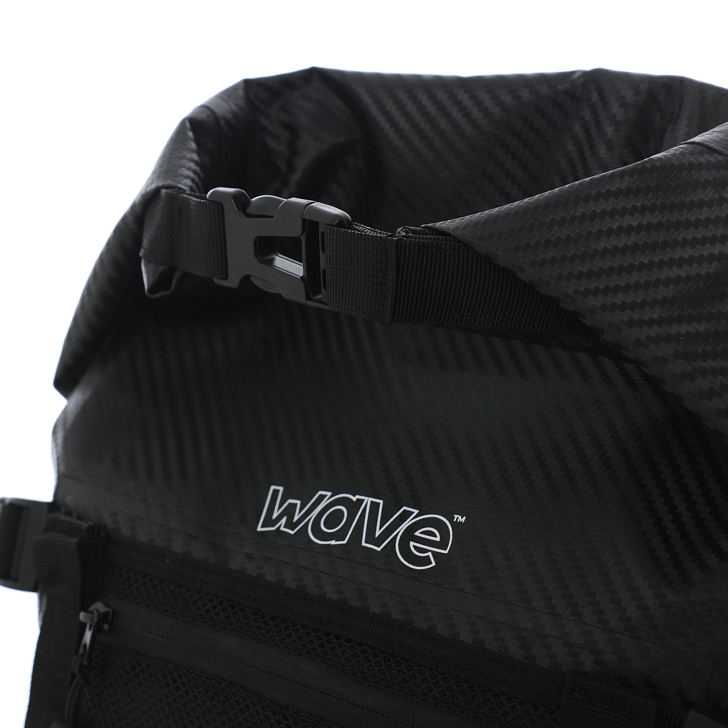 Waterproof Roll Top PVC Deck Bag | Black | 20L - Image 5