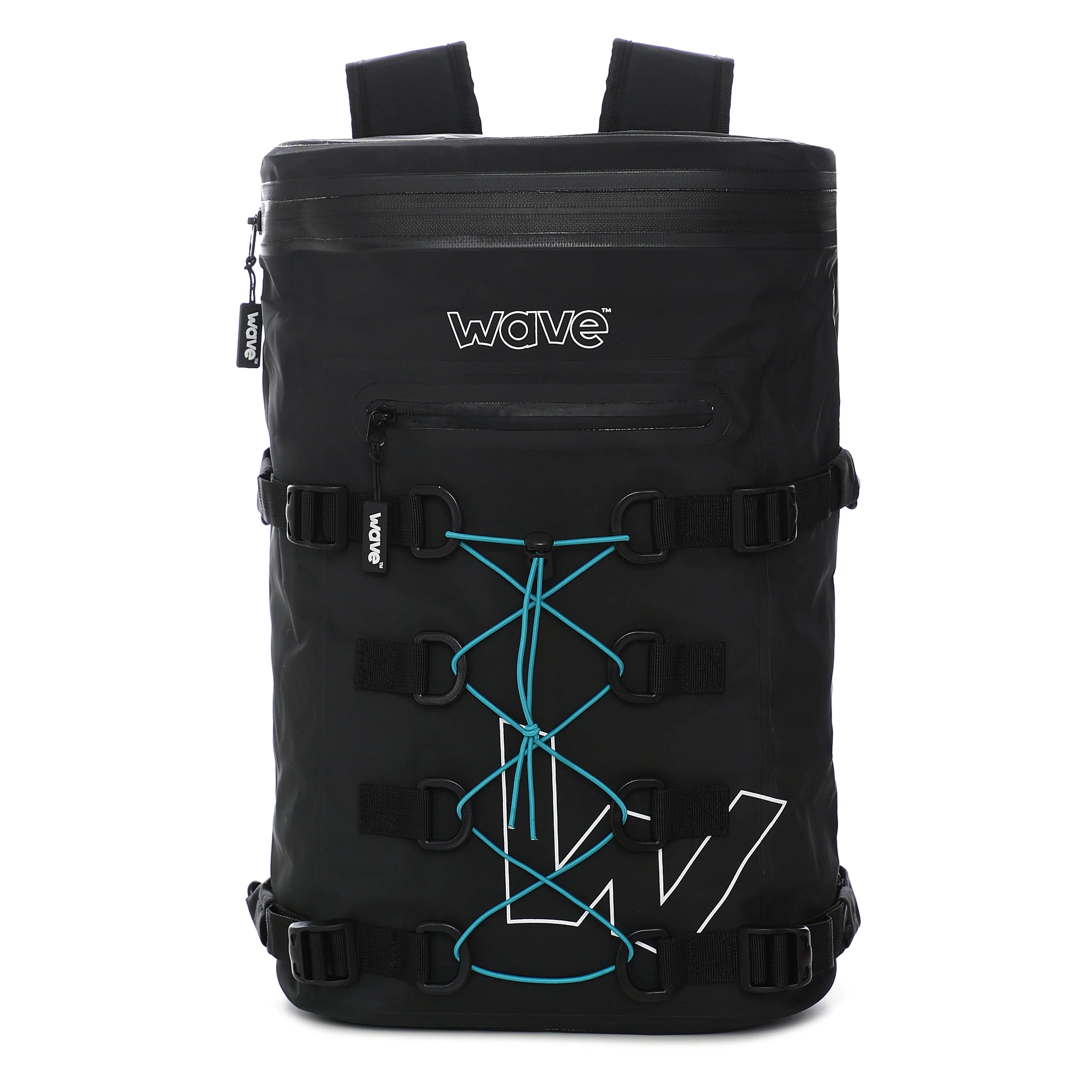 Waterproof Zipped PVC Deck Bag | Black | 20L